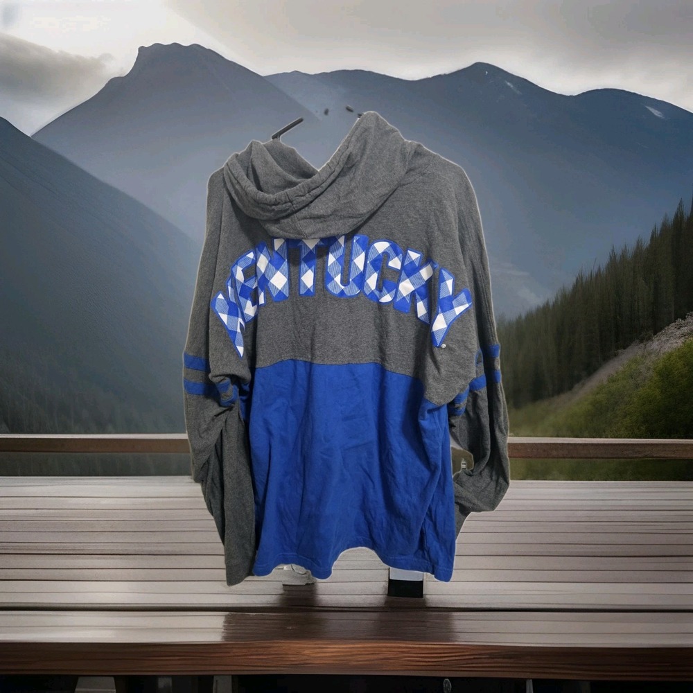 Royal Blue, Hooded, UK, Kentucky Wildcats Hooded Shirt by Boxer craft LG